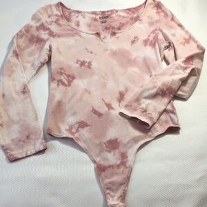 ~3 for $20~ Pink Victoria’s Secret bodysuit tie dye